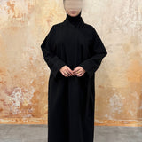 Black Wrap Abaya
