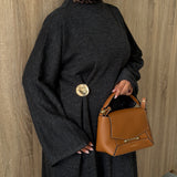 Yara Basics | Charcoal Jumper dress