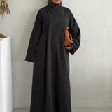 Yara Basics | Charcoal Jumper dress